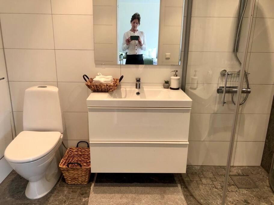 Cozy Modern Studio Apartment Stay Falkenberg Luaran gambar